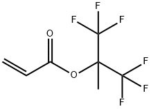 六氟-2-甲基异丙基丙烯酸盐 结构式