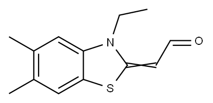 Acetaldehyde, (3-ethyl-5,6-dimethyl-2(3H)-benzothiazolylidene)- (9CI)|