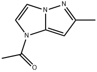 1H-Imidazo[1,2-b]pyrazole, 1-acetyl-6-methyl- (9CI) Structure