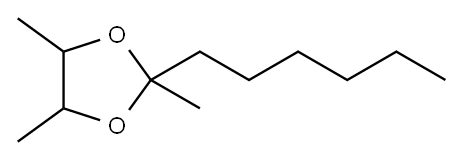 2-Hexyl-2,4,5-trimethyl-1,3-dioxolane|