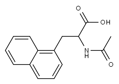 2-acetamido-3-naphthalen-1-yl-propanoic acid Structure