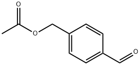 Acetic acid 4-formylbenzyl ester Structure