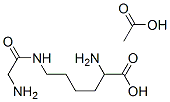 acetic acid, 2-amino-6-[(2-aminoacetyl)amino]hexanoic acid|