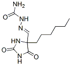 [(4-hexyl-2,5-dioxo-imidazolidin-4-yl)methylideneamino]urea|