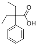 2-苯基-2-乙基丁酸 结构式