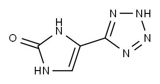2H-Imidazol-2-one, 1,3-dihydro-4-(1H-tetrazol-5-yl)- (9CI) Structure