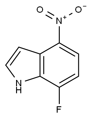 1H-Indole, 7-fluoro-4-nitro- Structure
