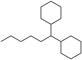 1,1'-Hexylidenedicyclohexane Structure