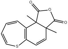 3a,10b-Dihydro-3a,10b-dimethylthiepino[3,2-e]isobenzofuran-1,3-dione Structure