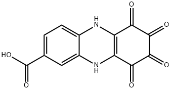 5,6,7,8,9,10-Hexahydro-6,7,8,9-tetraoxo-2-phenazinecarboxylic acid Structure