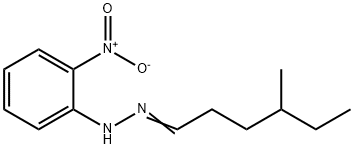 Hexanal, 4-methyl-, (2-nitrophenyl)hydrazone Structure