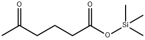 Hexanoic acid, 5-oxo-, trimethylsilyl ester Structure