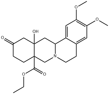 5,9,10,11,12,12a,13,13a-Octahydro-12a-hydroxy-2,3-dimethoxy-11-oxo-6H-dibenzo[a,g]quinolizine-8a(8H)-carboxylic acid ethyl ester Structure