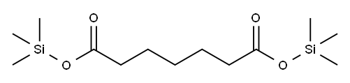 Heptanedioic acid bis(trimethylsilyl) ester Structure