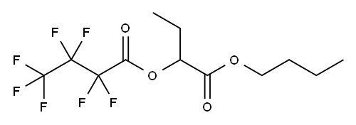 Heptafluorobutyric acid 1-(butoxycarbonyl)propyl ester|