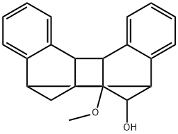 1,2,2a,7,8,12b-Hexahydro-1-methoxy-1,8:2,7-dimethanodibenzo[a,e]cyclobuta[c]cycloocten-13-ol Structure