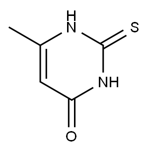 Methylthiouracil Structure