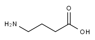 γ-氨基丁酸, 56-12-2, 结构式
