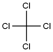 Carbon tetrachloride Struktur