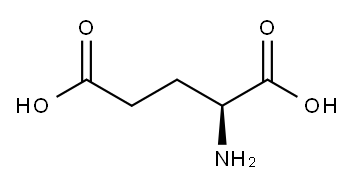L-グルタミン酸 化学構造式