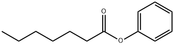 Heptanoic acid phenyl ester Structure