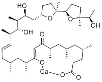 罗红霉素钙盐(链霉菌属载体) 结构式