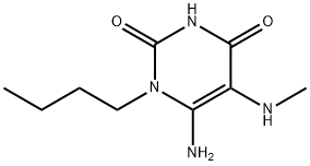 2,4(1H,3H)-Pyrimidinedione, 6-amino-1-butyl-5-(methylamino)- (9CI)|6-氨基-1-丁基-5-(甲基氨基)嘧啶-2,4(1H,3H)-二酮