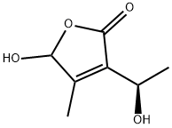 2(5H)-Furanone, 5-hydroxy-3-[(1R)-1-hydroxyethyl]-4-methyl- (9CI) Structure