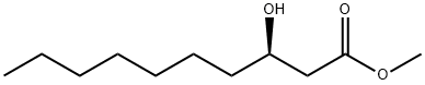 3-Hydroxycapric acid methyl ester Structure