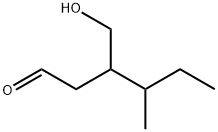 Hexanal, 3-(hydroxymethyl)-4-methyl- Structure