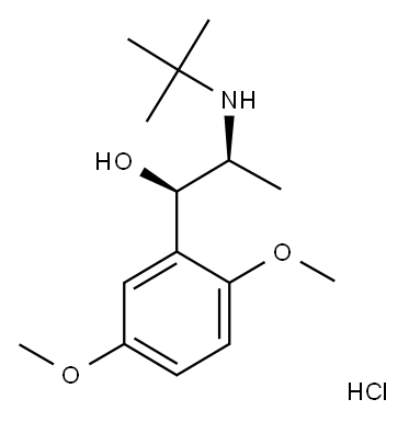 Butoxamine hydrochloride Structure