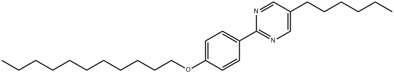 5-Hexyl-2-(4-undecylphenyl)-pyrimidine Structure