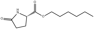 hexyl 5-oxo-L-prolinate Structure