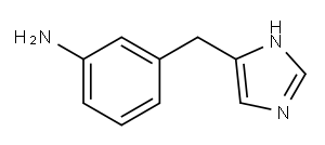 3-(1H-IMIDAZOL-4-YLMETHYL)-PHENYLAMINE Structure