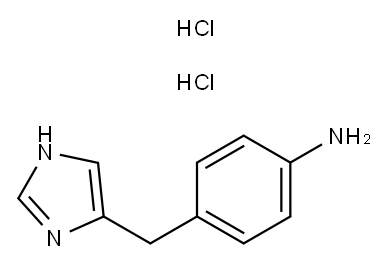 4-(1H-IMIDAZOL-4-YLMETHYL)-PHENYLAMINE 2HCL Structure