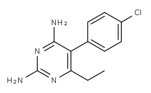 Pyrimethamine Structure