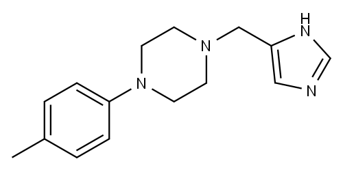 1-(1H-IMIDAZOL-4-YLMETHYL)-4-P-TOLYL-PIPERAZINE Structure