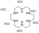 1,4,7,10,13,16-六氮杂环十八烷六盐酸盐, 58105-91-2, 结构式