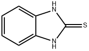 2-Mercaptobenzimidazole Struktur