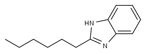 2-Hexyl-1H-benzimidazole Structure