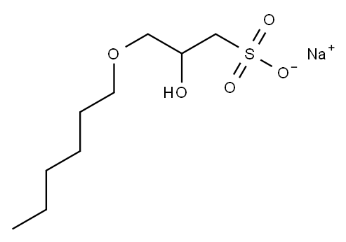 3-(Hexyloxy)-2-hydroxy-1-propanesulfonic acid sodium salt|