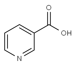 烟酸, 59-67-6, 结构式