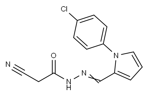 Acetic acid, cyano-, [[1-(4-chlorophenyl)-1H-pyrrol-2-yl]methylene]hydrazide (9CI)|
