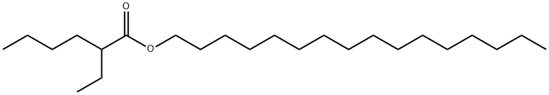 鲸蜡醇乙基己酸酯, 59130-69-7, 结构式