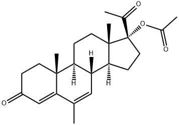 17-Hydroxy-6-methylpregna-4,6-dien-3,20-dion-17-acetat