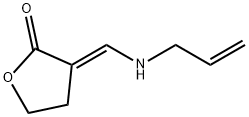 2(3H)-Furanone, dihydro-3-[(2-propenylamino)methylene]-, (3E)- (9CI) Structure