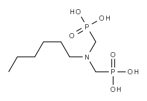 [(hexylimino)bis(methylene)]bisphosphonic acid|[(己基亚胺)二(亚甲基)]二膦酸