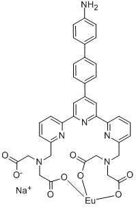 ATBTA-Eu3+ 化学構造式