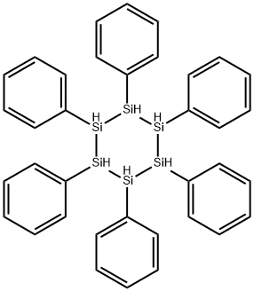 1,2,3,4,5,6-Hexaphenylcyclohexasilane Structure