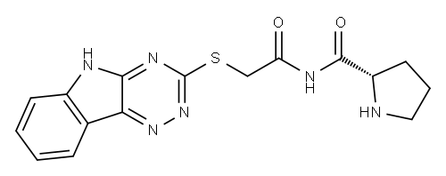 Acetamide, N-propyl-2-(2H-1,2,4-triazino[5,6-b]indol-3-ylthio)- (9CI) Structure